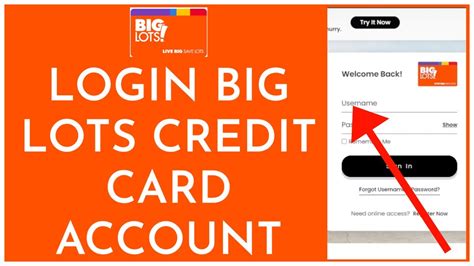 big lots credit